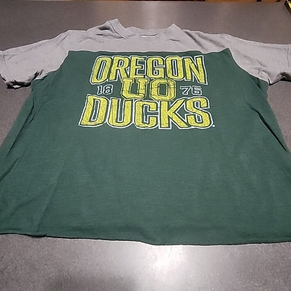Oregon Ducks Cropped Cut womens short sleeve T Revelry Threads see measurements